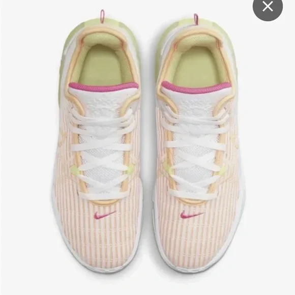 Nike Men’s Size 8 Nike LeBron Witness VI 'Melon Tint' White Lemon Twist - Picture 2 of 8